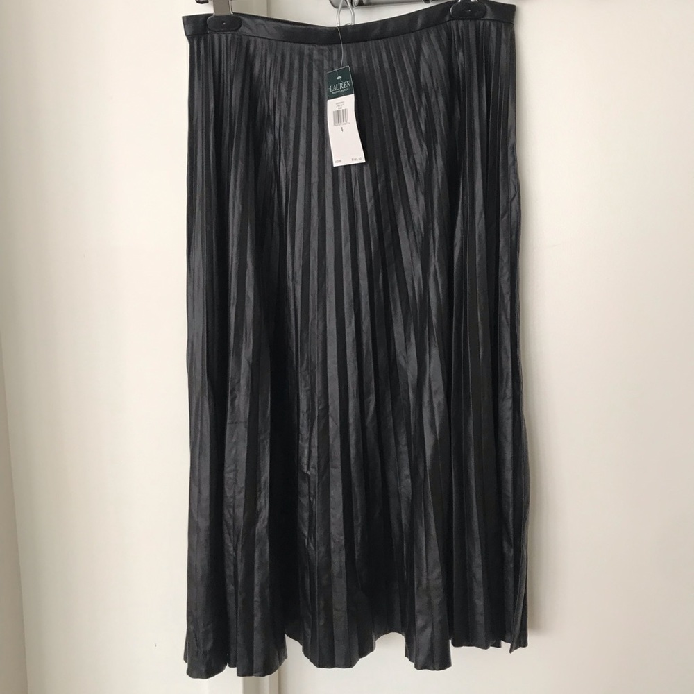 NWT LAUREN by RALPH LAUREN leather skirt